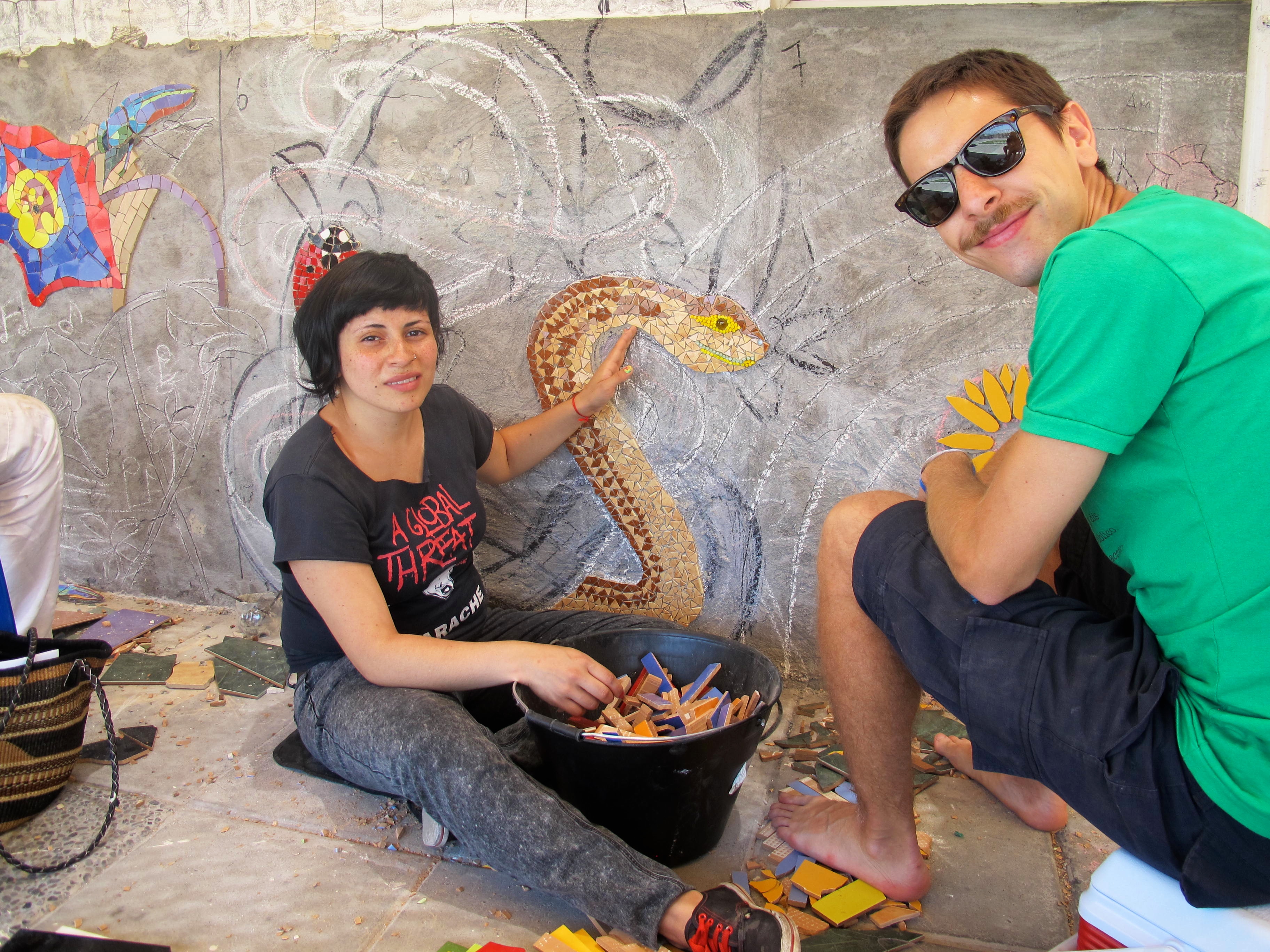 1st Urban Mosaic Intervention, Chile