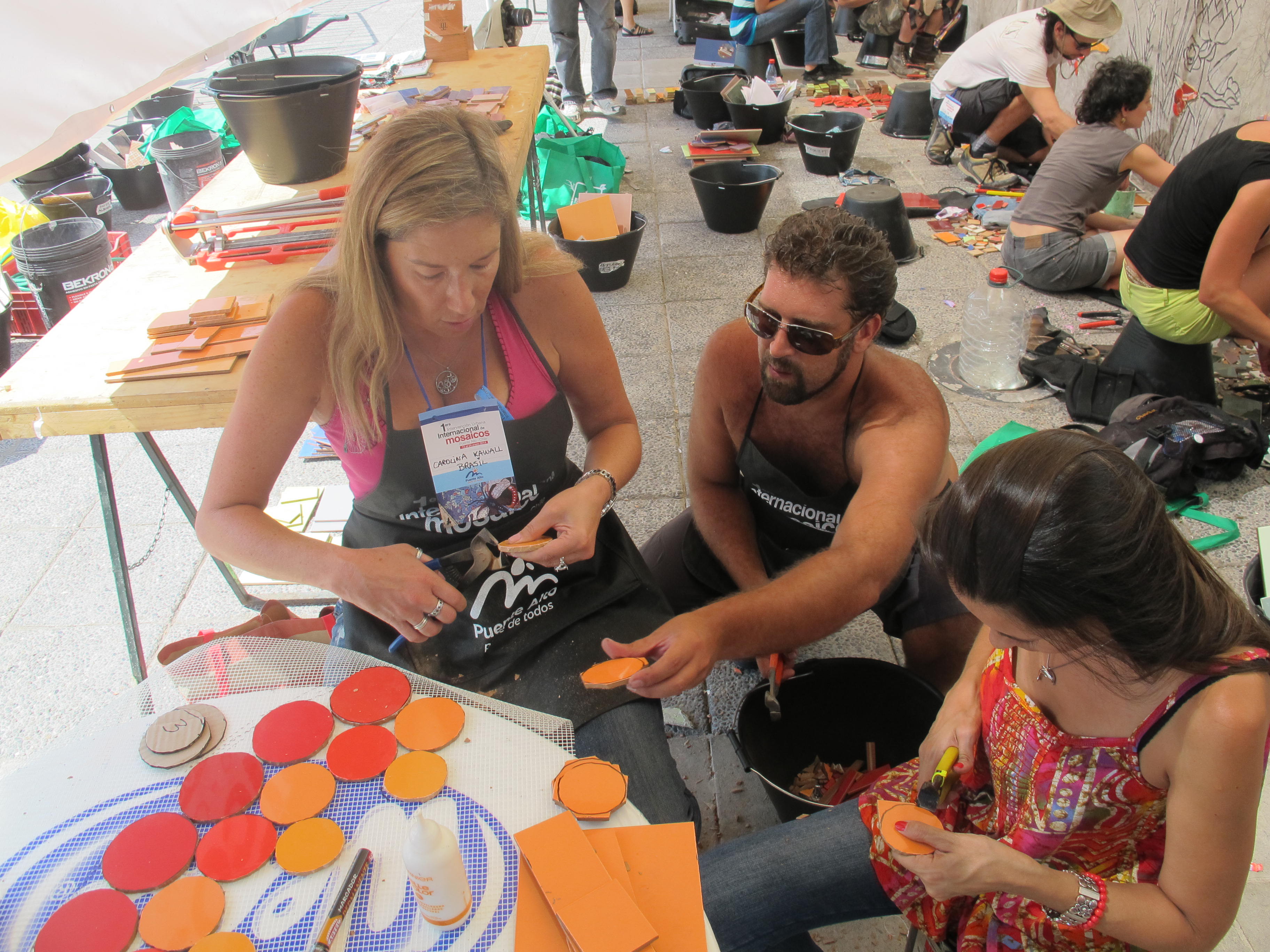 1st Urban Mosaic Intervention, Chile