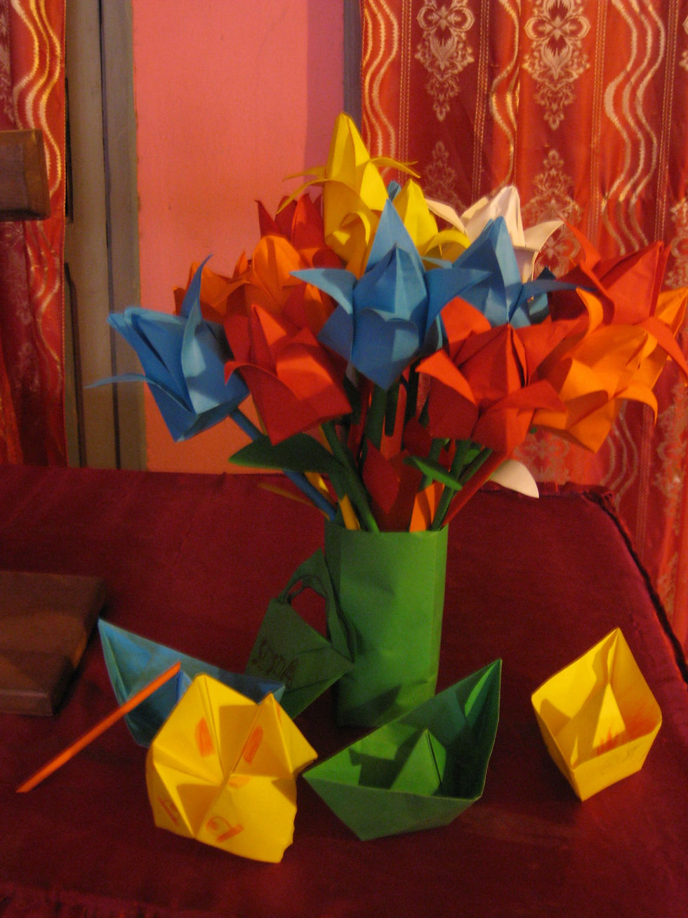 Des tulipes en papier
