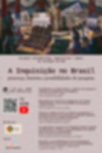 Cartaz com programação
