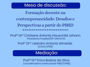 Aula inaugural PIBID 2024