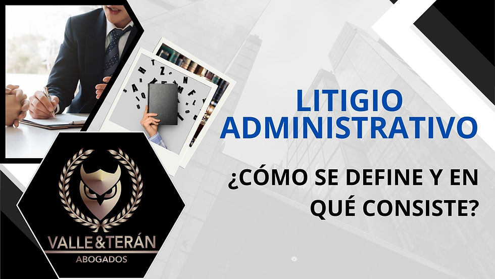 ¿Qué es un Litigio Administrativo?