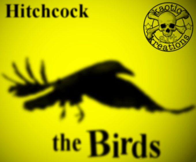hitchcock the ravens bird flying loop