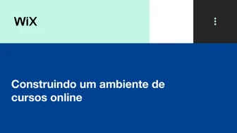 Construindo um ambiente de cursos online