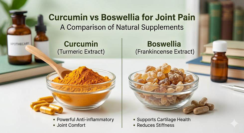 Curcumin vs. Boswellia for Joint Pain:Which Ingredient Works Better for Indian Bodies?