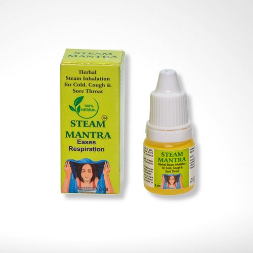 Steam Mantra Natural Steam Inhalation for Soothing Cold, Cough & Sore