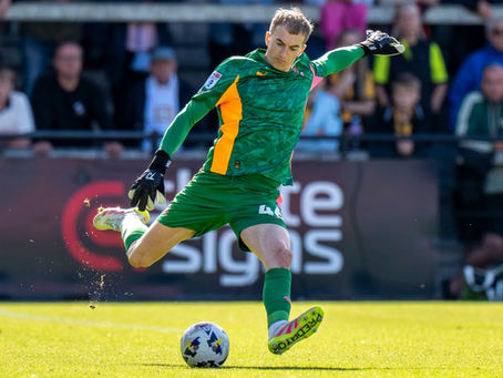 Joe Gauciย ๐ฆ๐บย keeps his first clean sheet for Port Vale ๐ด๓ ง๓ ข๓ ฅ๓ ฎ๓ ง๓ ฟ in their 2-0 League One win at Exeter. ๐ 3 | โ
3 | ๐ 0 | โ 1 | ๐ฅ
2 | ๐บ 2 |