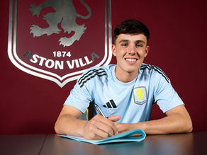 Villa u18s midfielder Oliver Bindley has signed his first professional contract with the club.