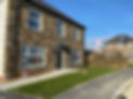 New build house with stone walls