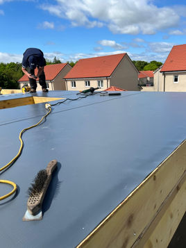 Installing a new flat roof