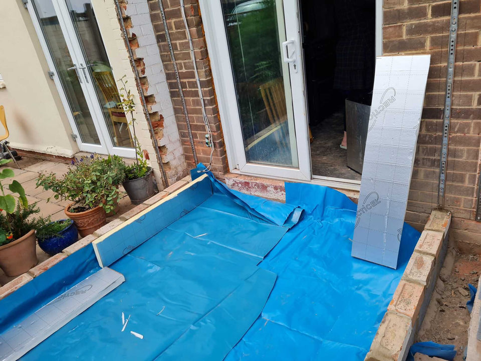 Starting a house extension