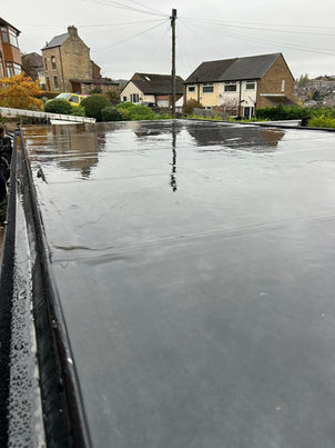 Rubber roof fitted in Sheffield