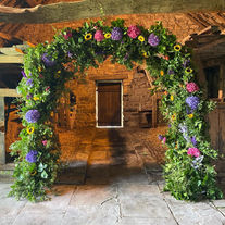 Wedding flower arch