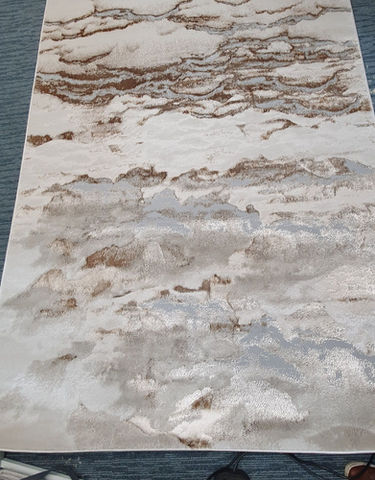Cream textured rug