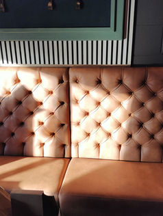 Restaurant seating re-upholstery