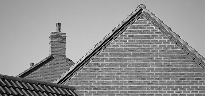 House with tiled roof