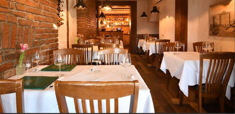 Interior of restaurant