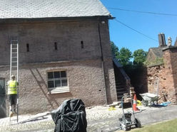 Barn conversion repointing