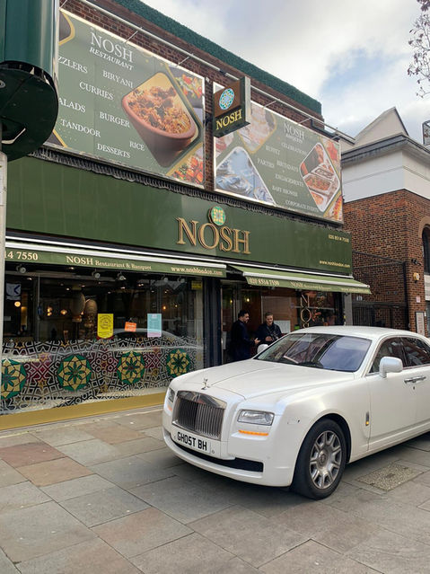 White car