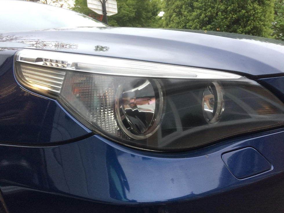 AFTER: Headlight restoration on a BMW 5 Series