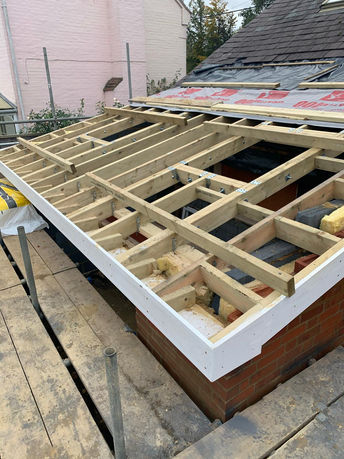 Carpentry for new roof in Basingstoke