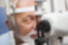 Man having eye exam