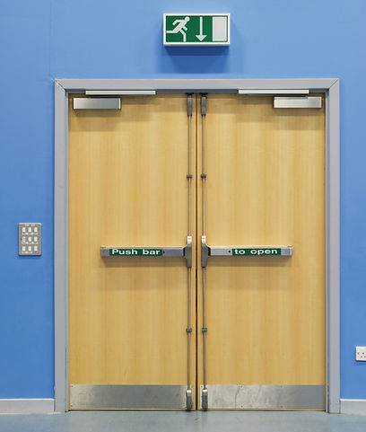 Fire exit door