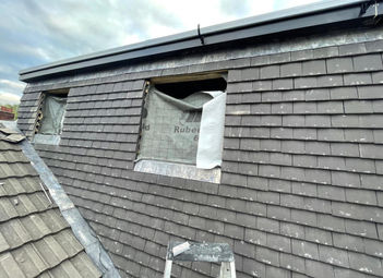 Exterior of loft conversion