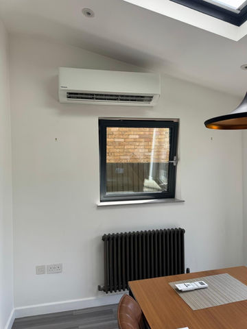 Office wall mounted air con unit