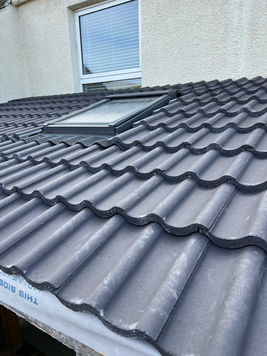 Skylight in tiled roof