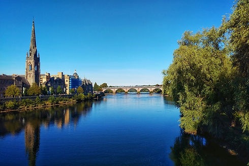 Church on the River Tay in Perth