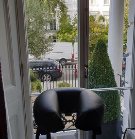 Massage chair in central London