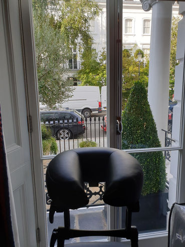 Massage chair in central London