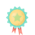 Badge étoile