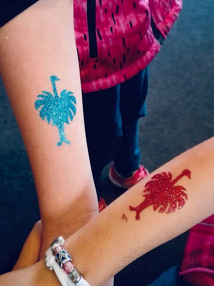 KunterbuntBerlin - Glitzertattoo - Strau