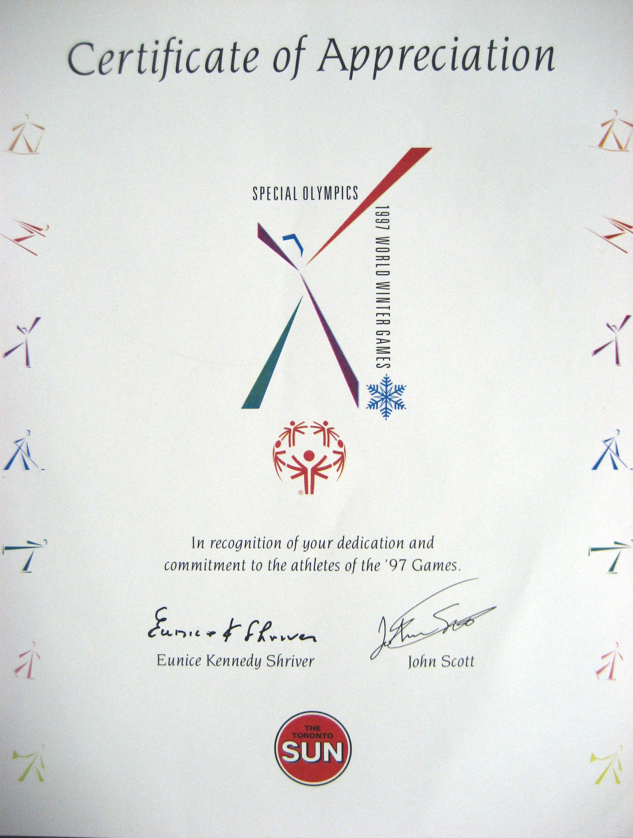 Special Olympics 1997