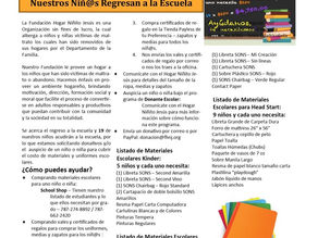 Nuestros Niñ@s Regresan a la Escuela