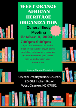 Friendly Reminder- WOAHO Meeting This October 11