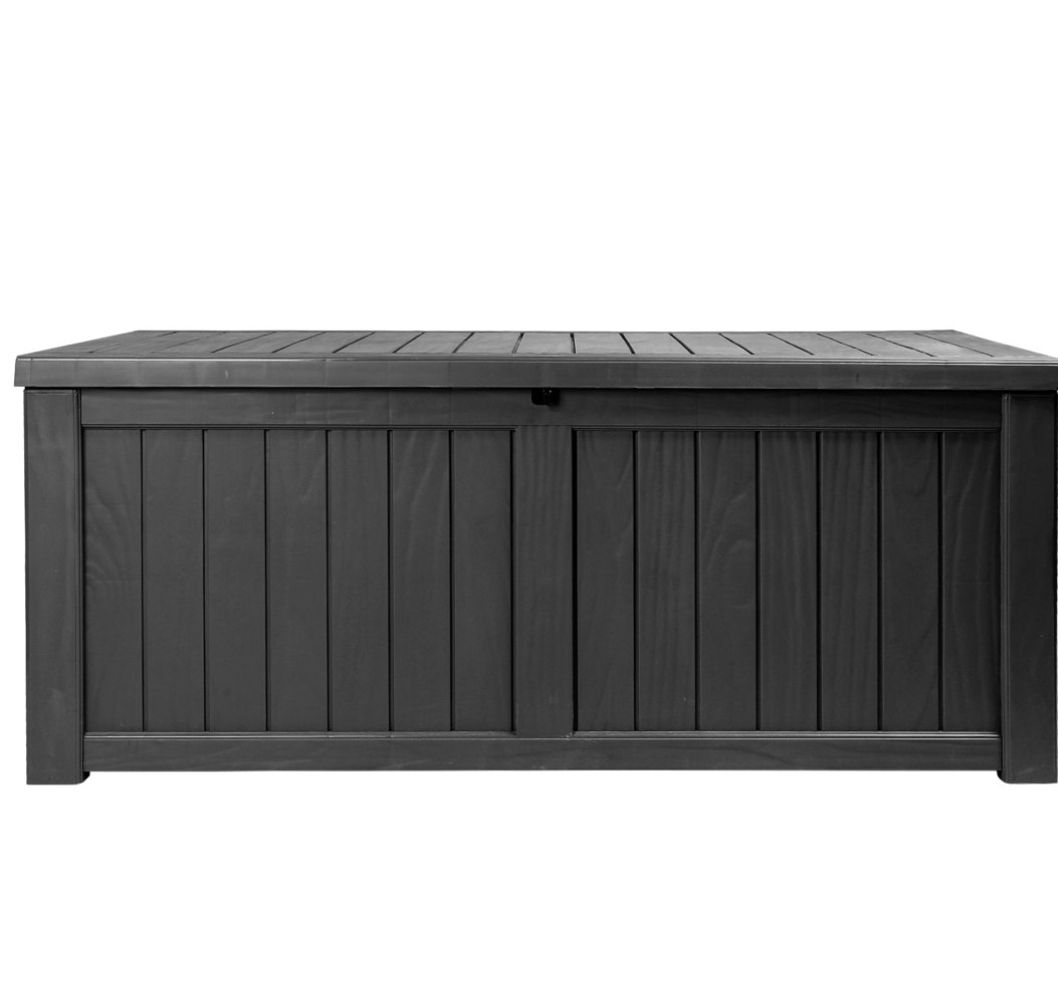 Edrosie Inc 121 Gallons Water Resistant Resin Lockable Deck Box