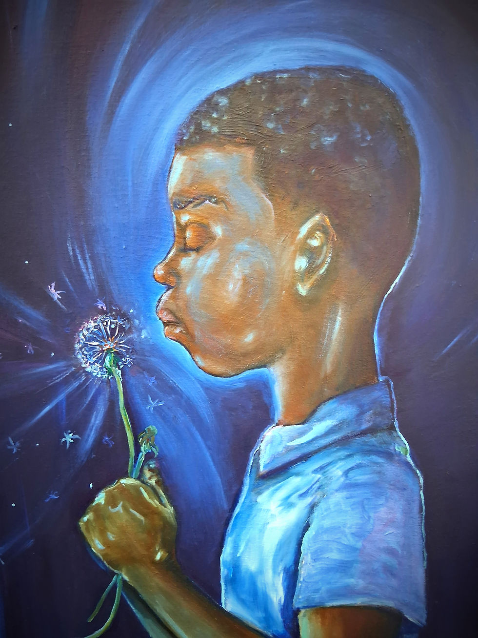 Partial detail from "Night Wish" by William Bentley
