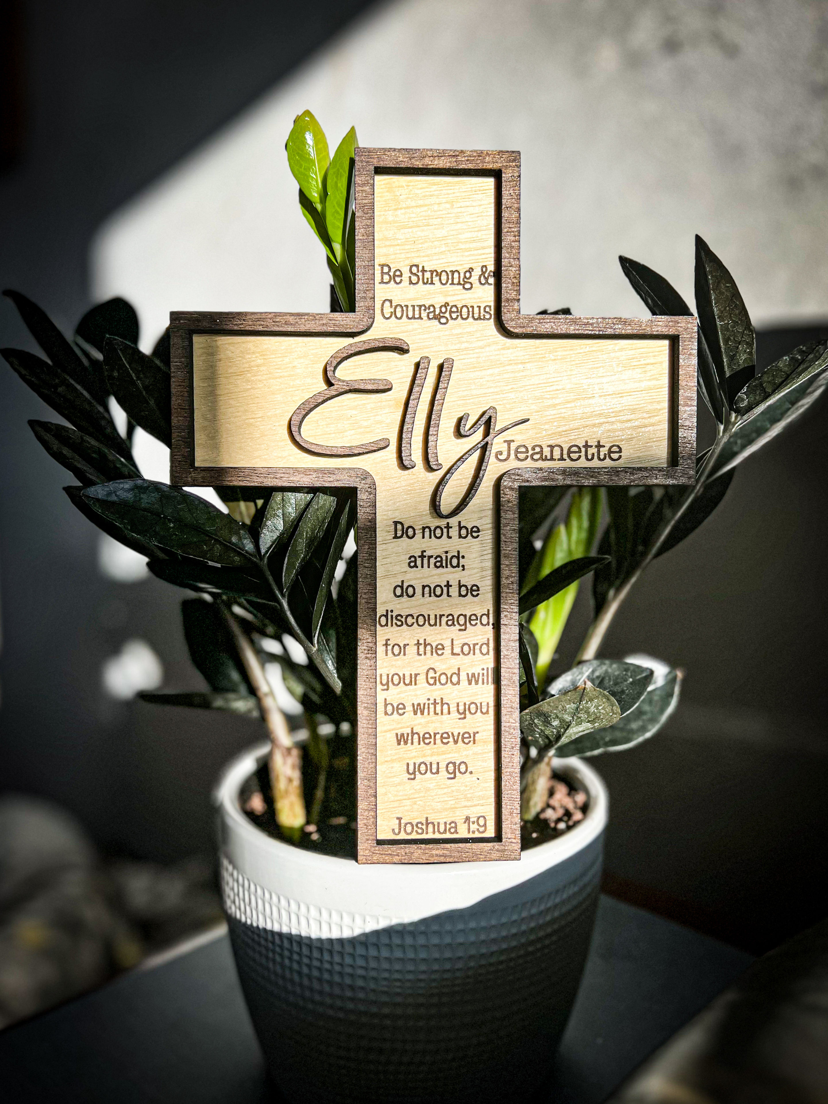 Wooden Baptism Cross