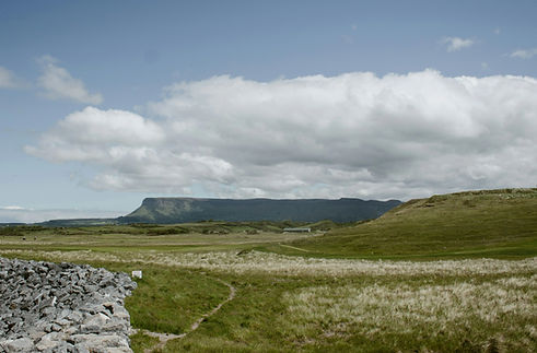 Panoramic views of Benbulben, County Sligo