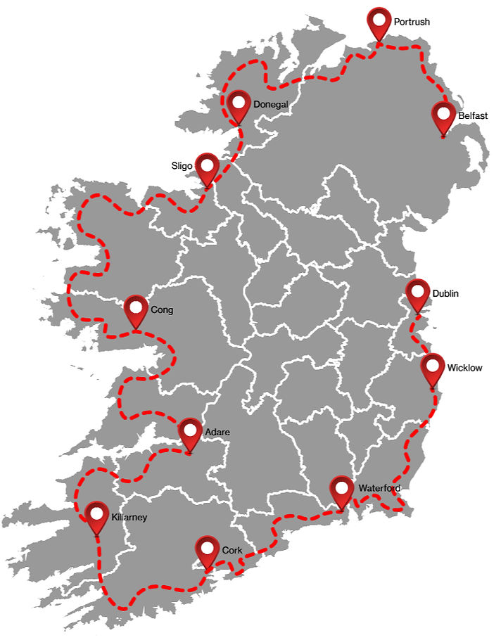 Emerald Isle Explorer Route Map