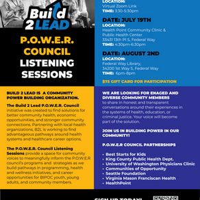 Don't Forget to Sign Up for the P.O.W.E.R. Council Listening Sessions!!