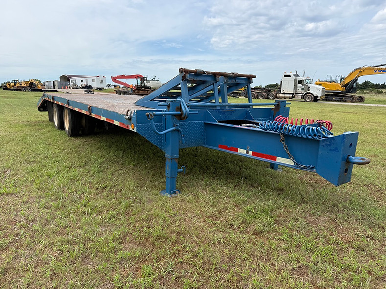 cheap used heavy equipment pintle hitch trailer for sale