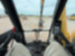 kobelco 210 trackhoe interior operatror's station view point excavator