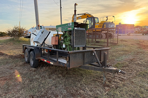 john deere diesel back up generator trailer for sale cheap used