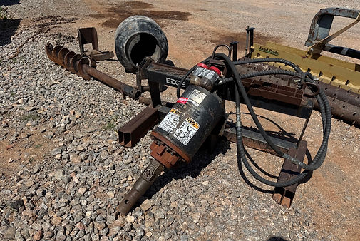 Edge auger cemmerical hd heavy duty skidsteer auger concrete mixer attachment for sale
