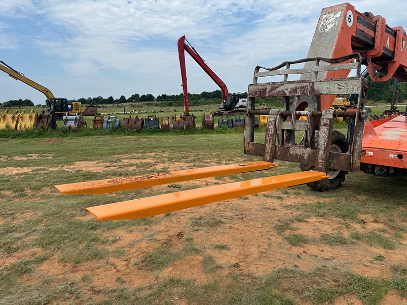 slide on fork extensions telehandler forklift
