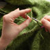 Adding a Double Knit Band to Prevent Rolling Hems in Sweater Knitting